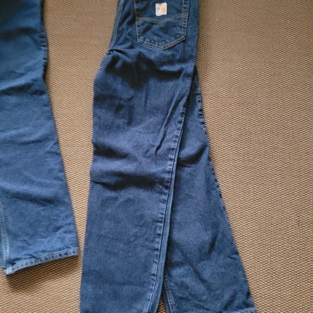 Carhartt FR 32x32 heavy duty work jeans blue